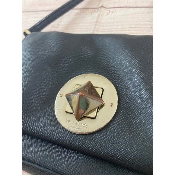 Kate Spade Women's Sally Black Leather Cross Body Bag - OS - Picture 2 of 12